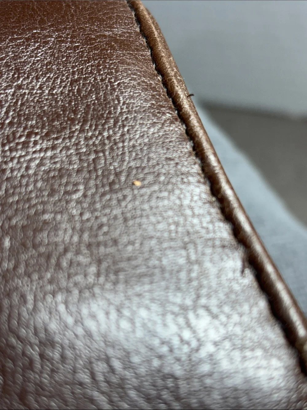 Sag Harbor Faux Alligator Brown Leather Purse
